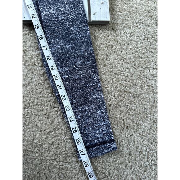 Lululemon Wunder Under Athletic Heathered Gray Black Leggings - Picture 7 of 8